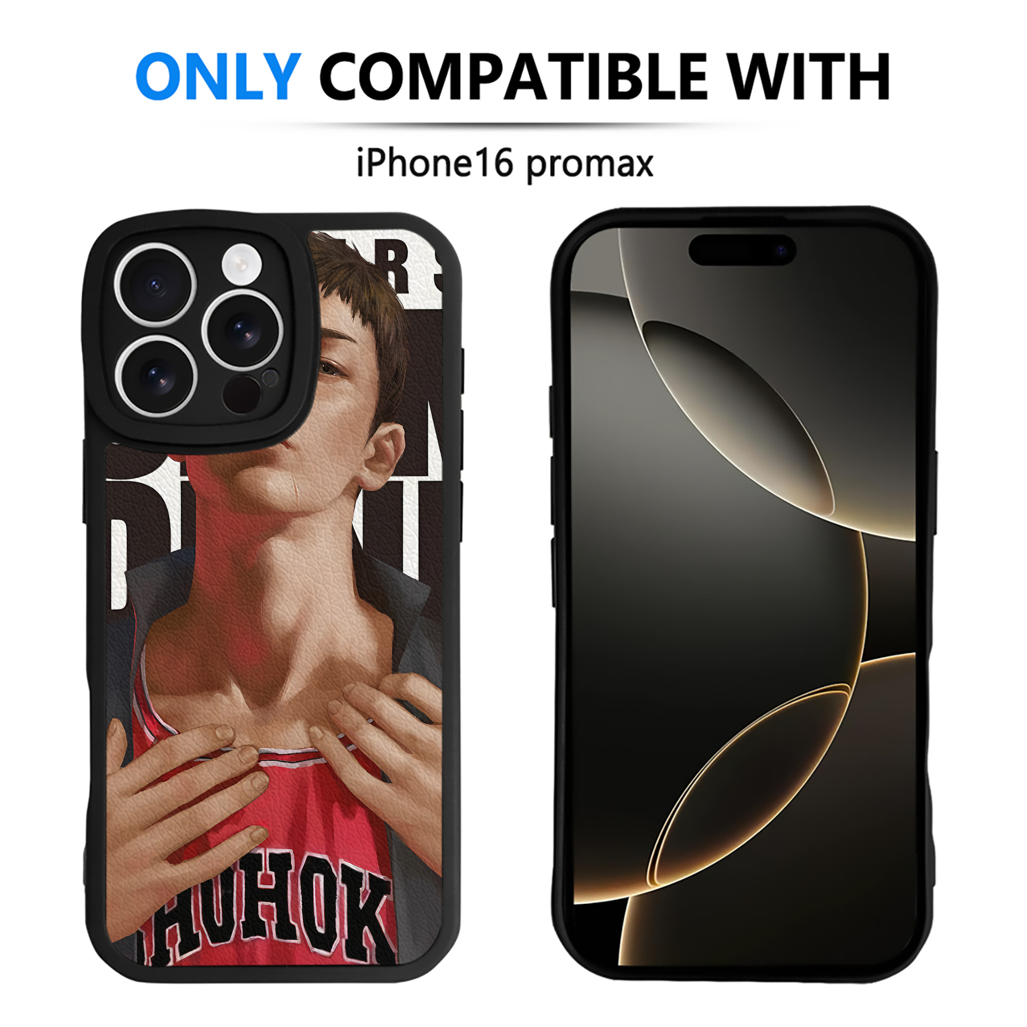 （画像用） SLAM DUNK／スラムダンク 【iPhone 16シリーズ対応】シリコンスマホケース（レザー調） 材質：シリコン